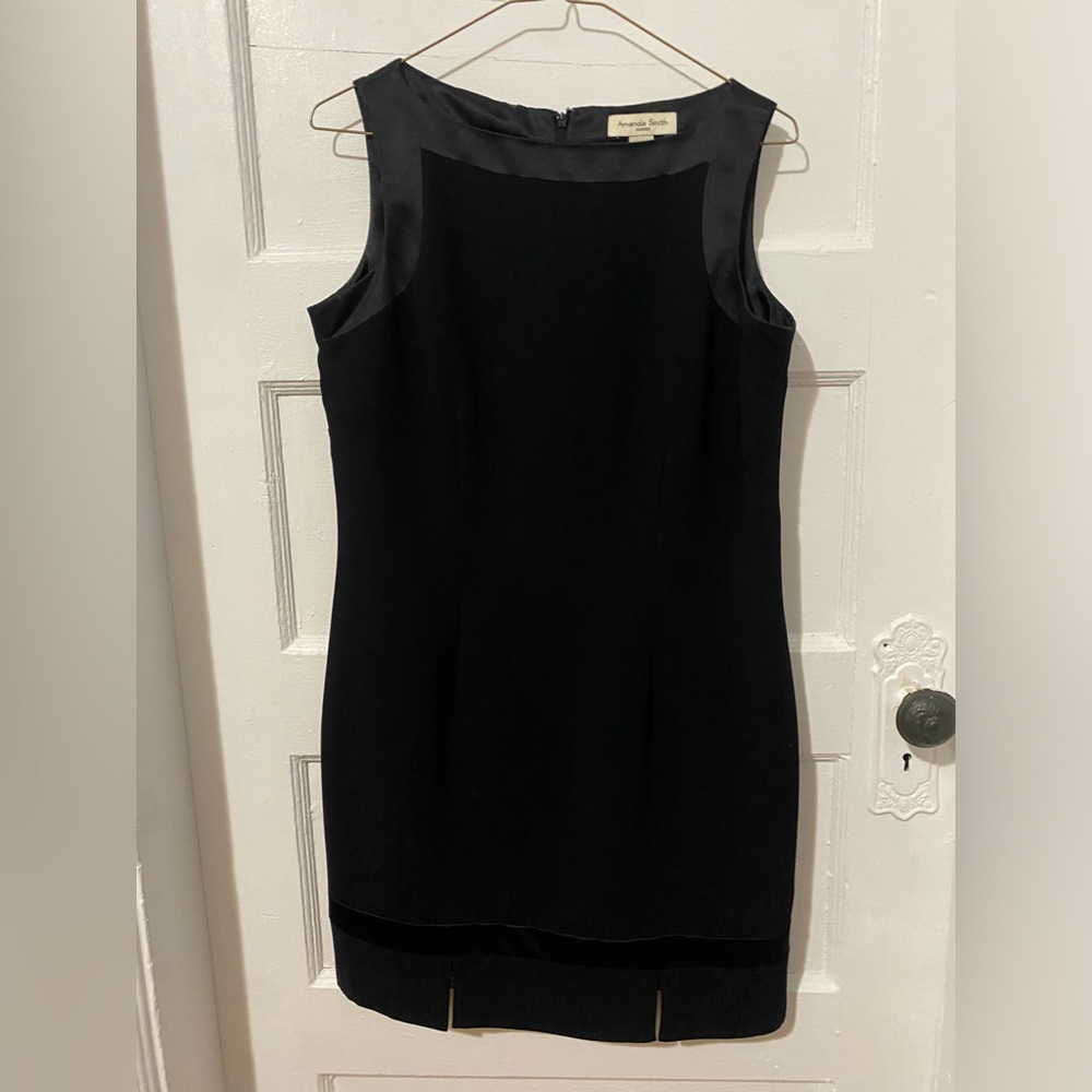 Amanda Smith vintage y2k/90s Black Mini Dress